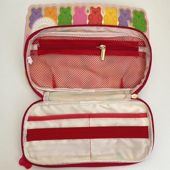 Wandering Moon Gummy Bear Tech Organizer Travel Pouch NWT Multicolored So Cute 🥰 - Picture 3 of 6